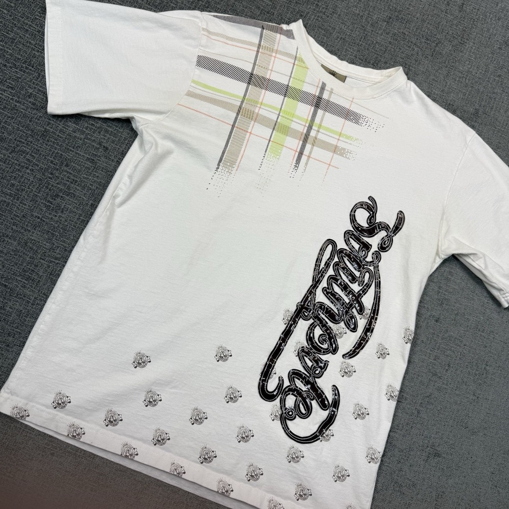 Southpole Shirt Mens XL White MCMXCI Skater Grunge Tee Y2K Cotton‎